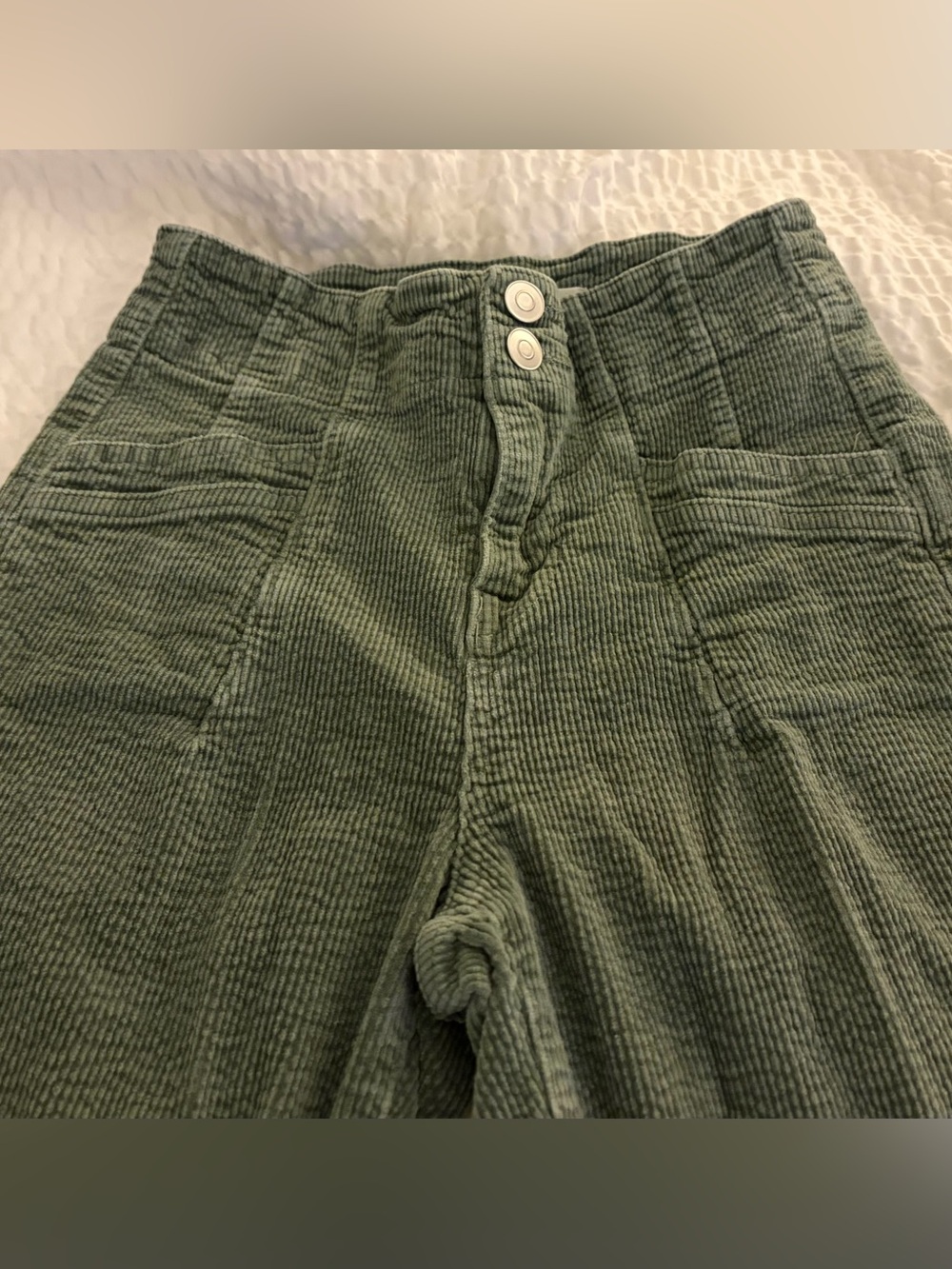 Altar’d State Olive Green Women’s Corduroy pants - Picture 2 of 9